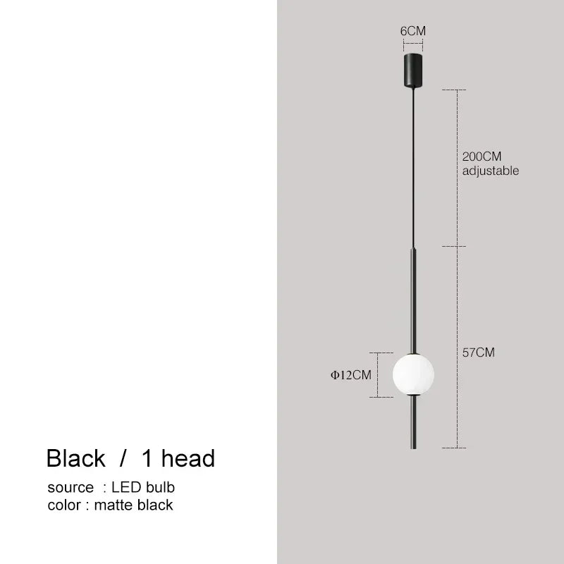 Szklany Żyrandol Do Salonu | Minimalistyczny Design 0,5 kg 8