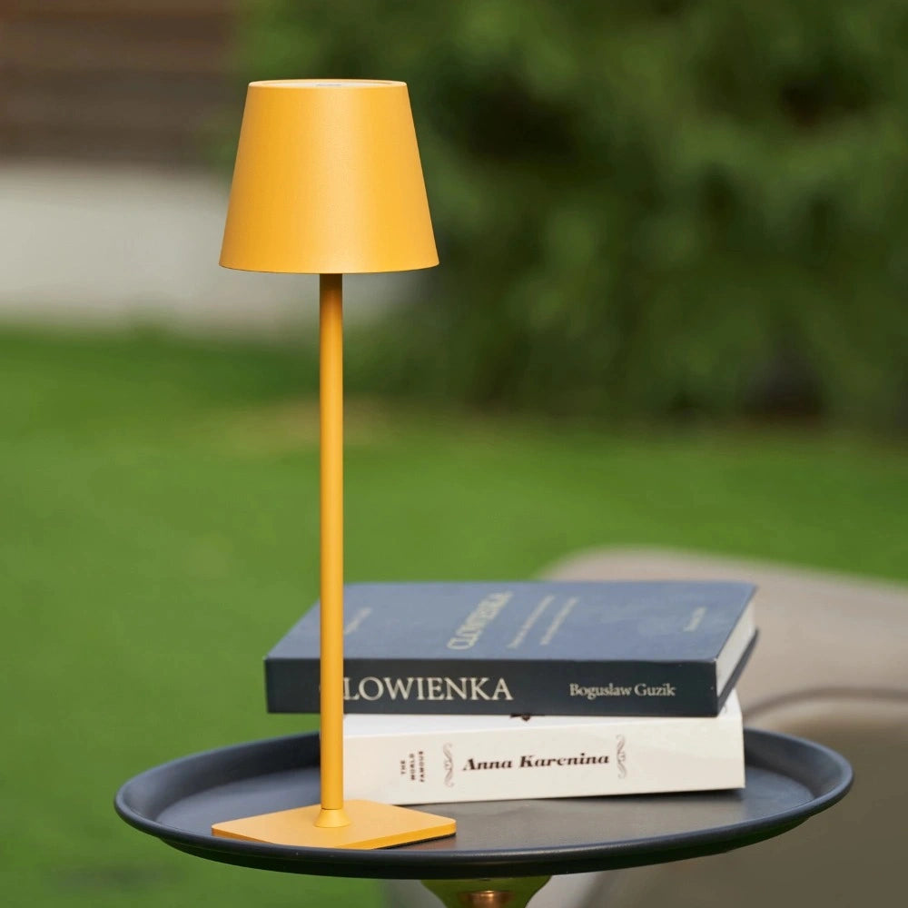 Wysoka Lampa Stołowa Bezprzewodowa z Regulacją Jasności | Wodoodporna, Dotykowa Lampa LED do Wnętrz i na Zewnątrz 2
