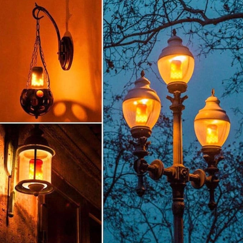 Żarówka LED z efektem płomienia | Realistyczny efekt płomienia 0,2 kg 4
