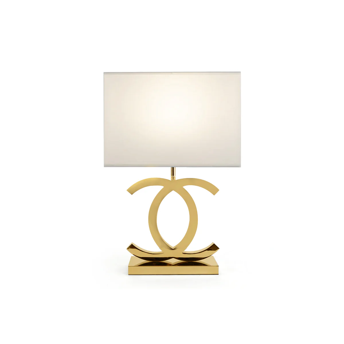 Stalowa Lampa Stołowa