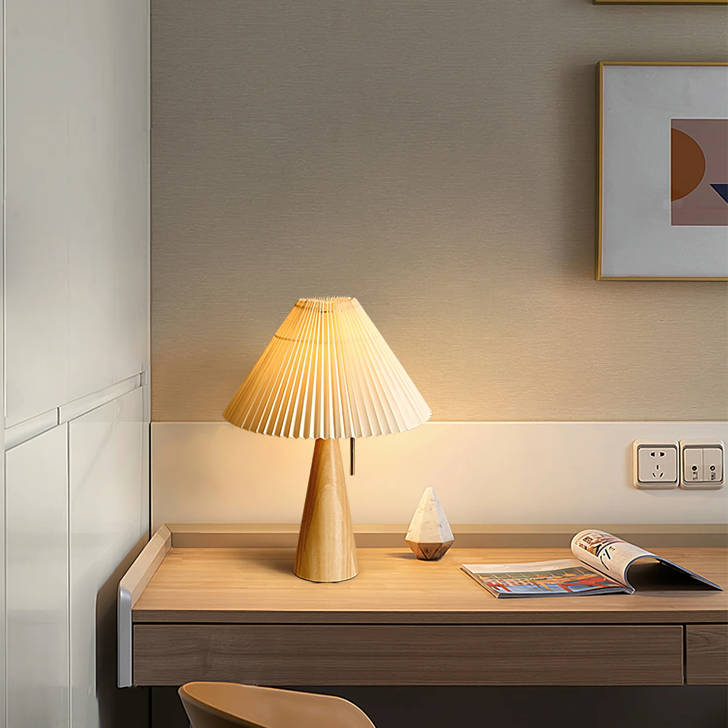 Wooden Table Lamp