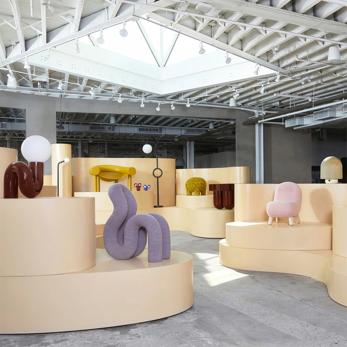 Stolní lampa Spiral Glass