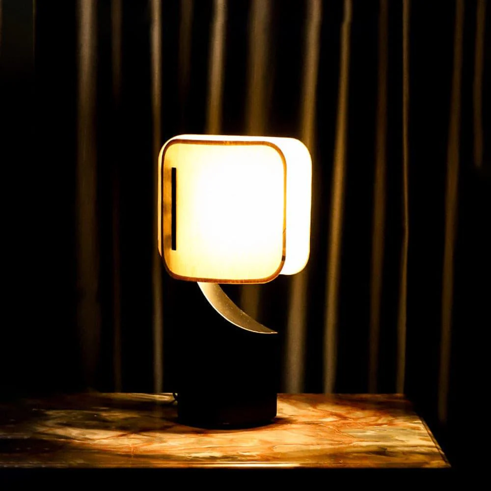 Lampa stołowa Barrier Linen
