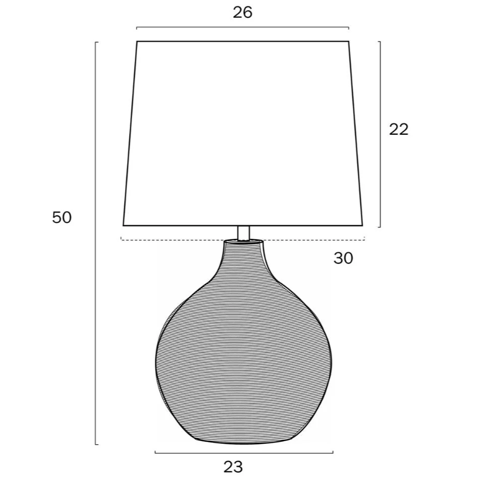 Keramisk Bordslampa KELLY