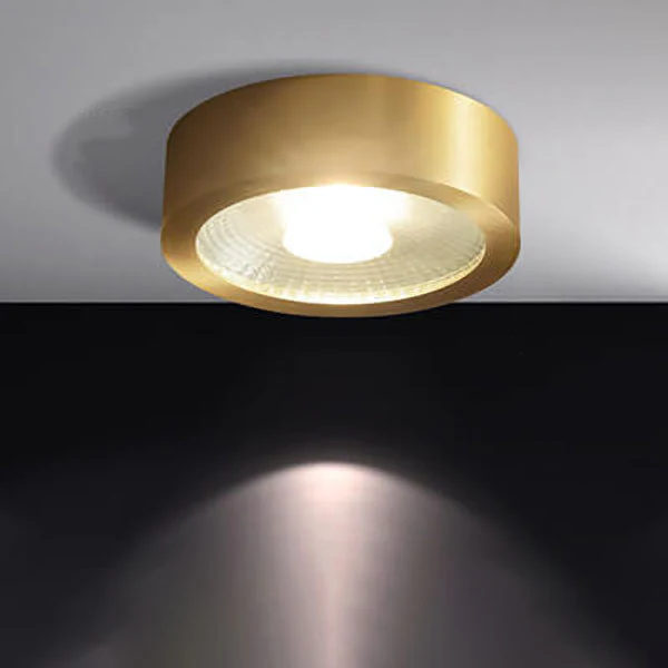 Nordycka Luksusowa Lampa Natynkowa LED z Pełnego Mosiądzu