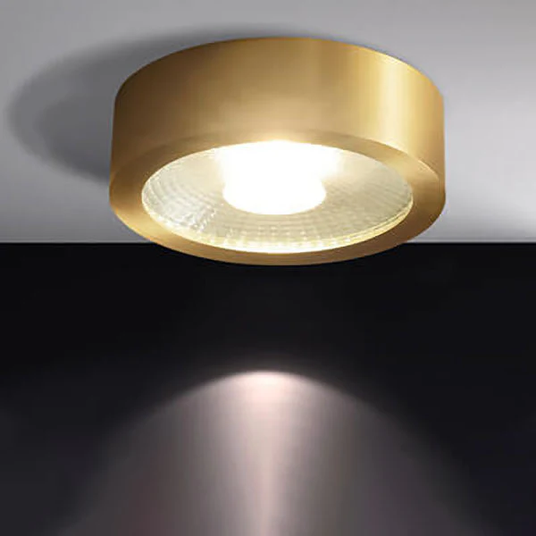 Nordycka Luksusowa Lampa Natynkowa LED z Pełnego Mosiądzu