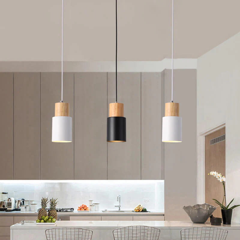 Nordycka lampa wisząca LED w stylu Macaron