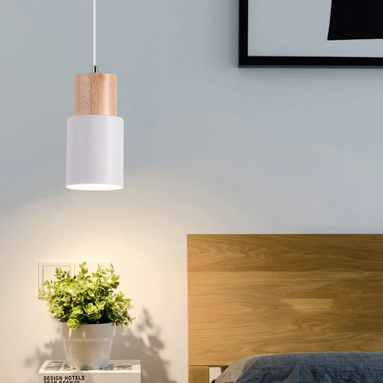 Nordycka lampa wisząca LED w stylu Macaron