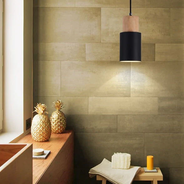 Nordycka lampa wisząca LED w stylu Macaron