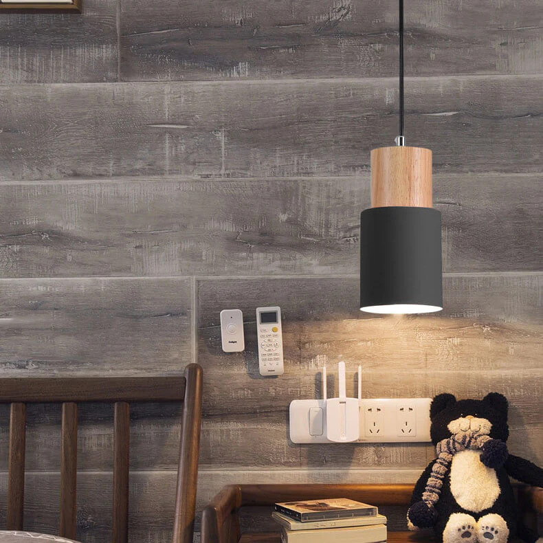 Nordycka lampa wisząca LED w stylu Macaron