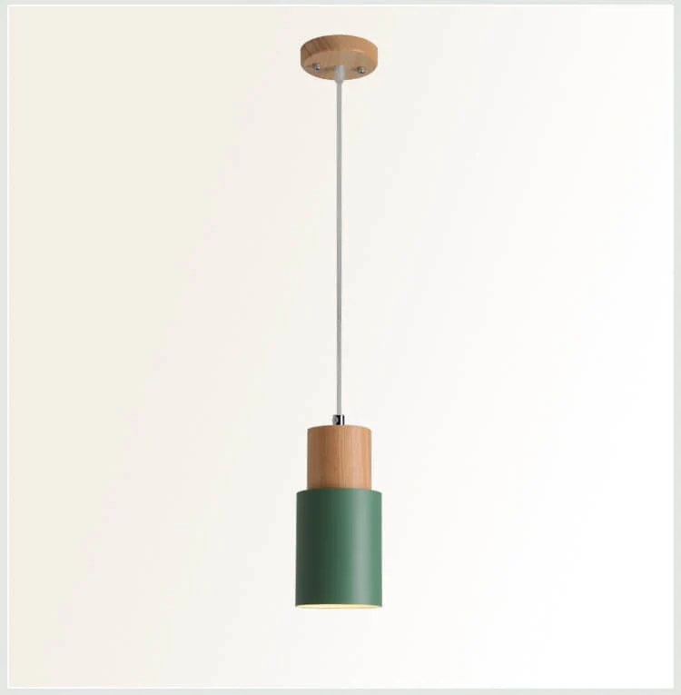 Nordycka lampa wisząca LED w stylu Macaron