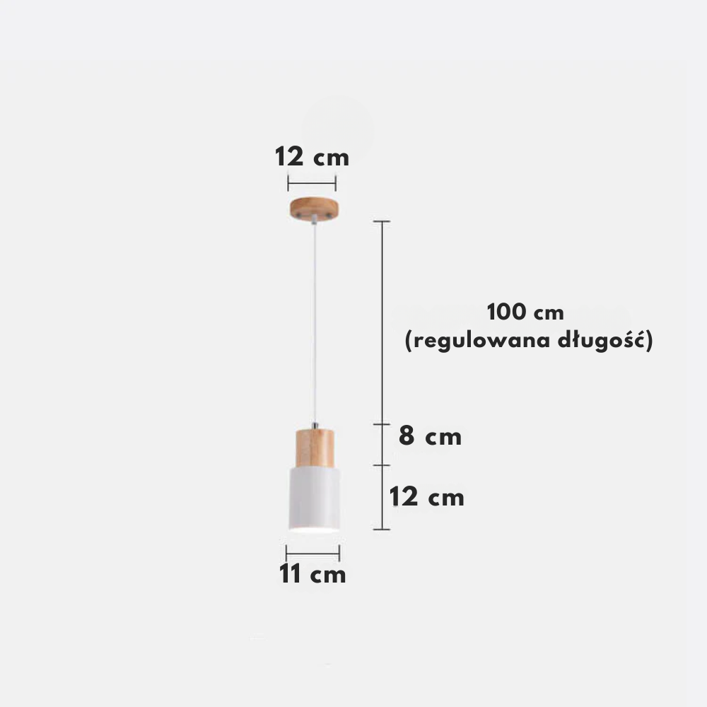 Candeeiro suspenso LED nórdico estilo Macaron