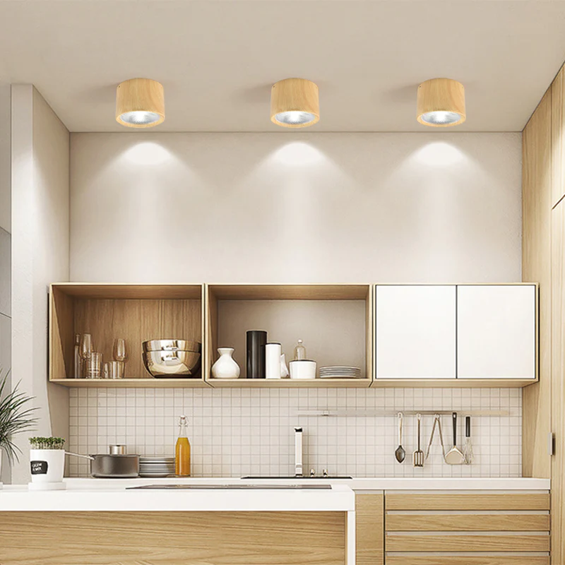 Nordycka cylindryczna plafonowa lampa sufitowa LED typu spotlight