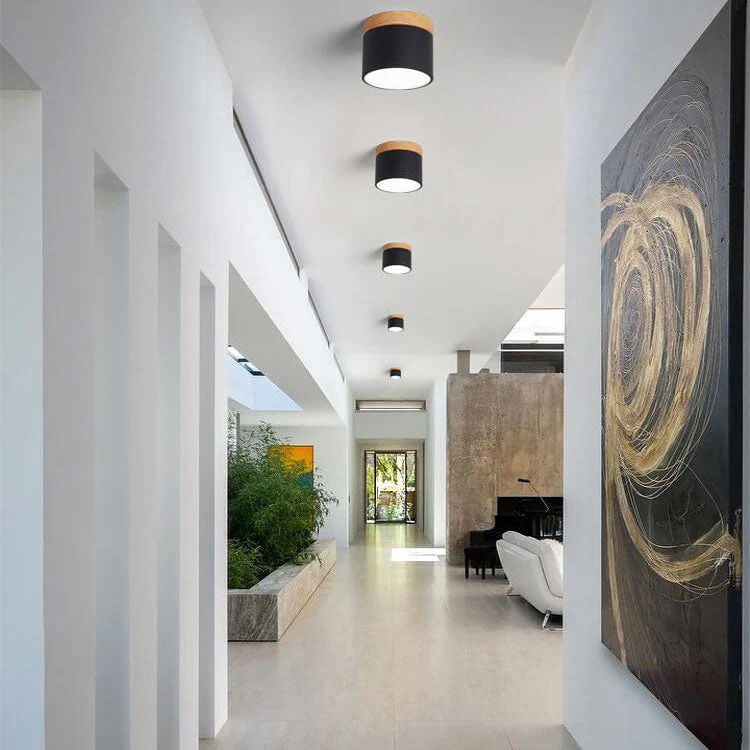 Skandynawska Macaronowa Jednolita Kolorowa Lampa LED na Sufit