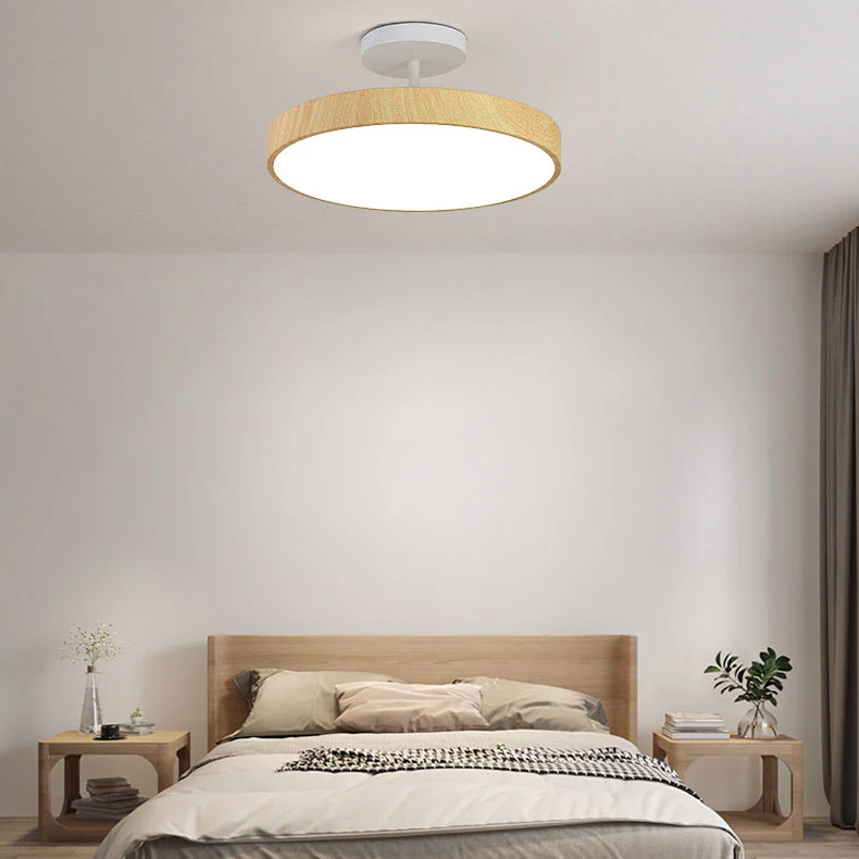 Japońska Sufitowa Lampa LED w Stylu Wabi-sabi