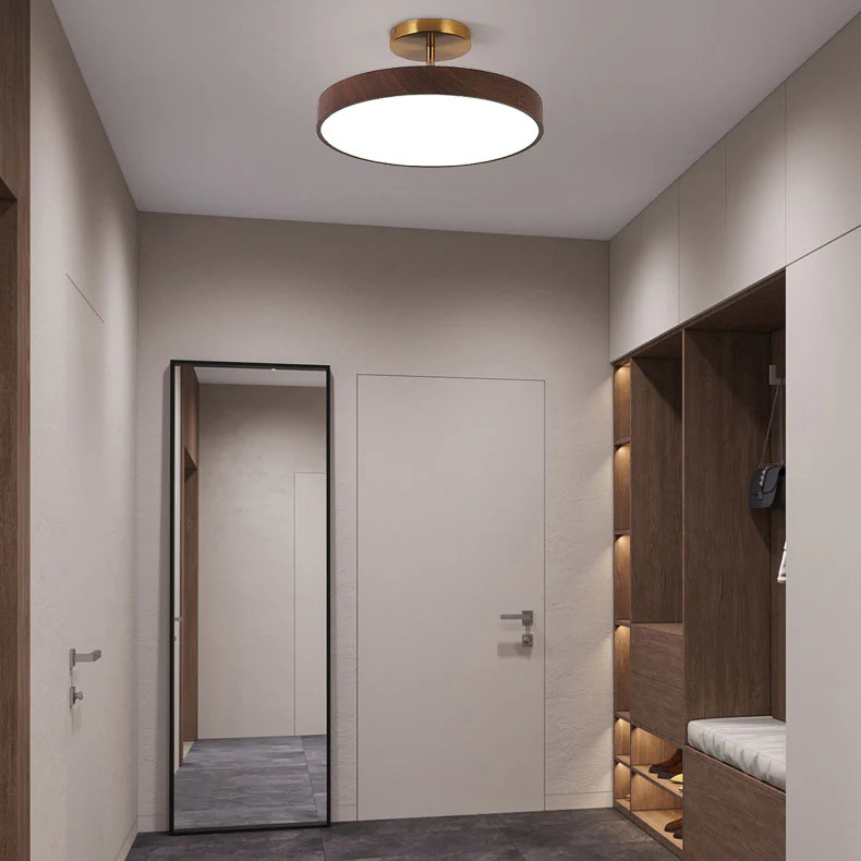 Japońska Sufitowa Lampa LED w Stylu Wabi-sabi