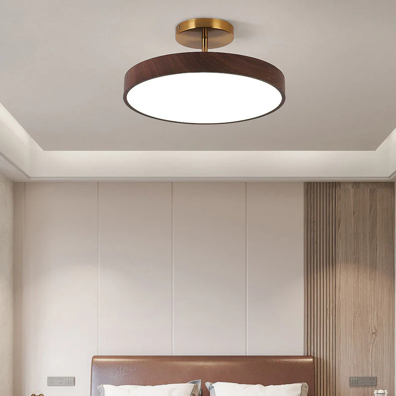 Japońska Sufitowa Lampa LED w Stylu Wabi-sabi