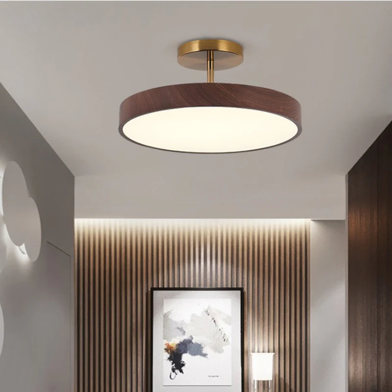 Japońska Sufitowa Lampa LED w Stylu Wabi-sabi