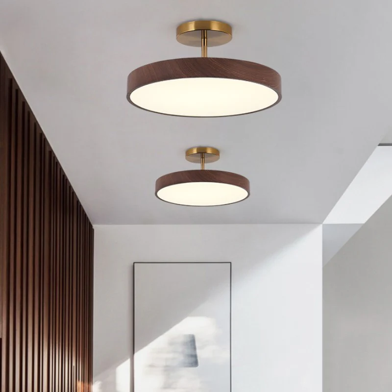 Japońska Sufitowa Lampa LED w Stylu Wabi-sabi