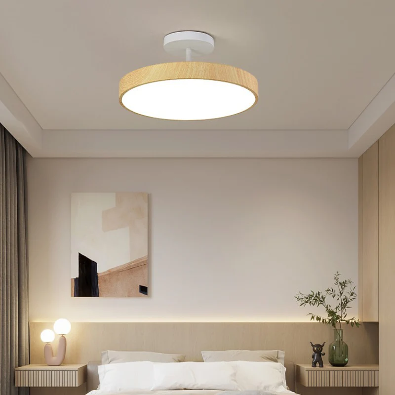 Japońska Sufitowa Lampa LED w Stylu Wabi-sabi