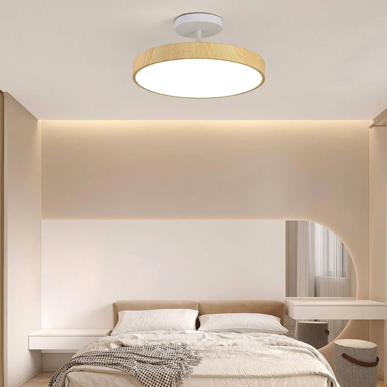 Japońska Sufitowa Lampa LED w Stylu Wabi-sabi