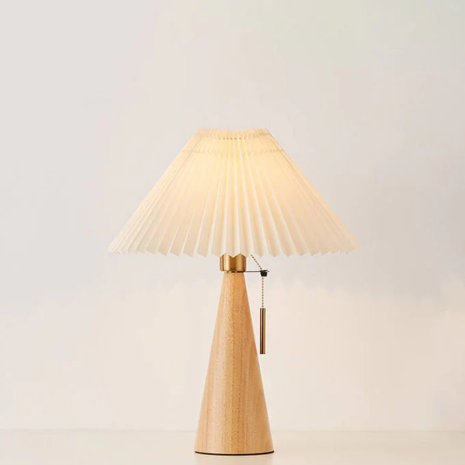 Japońska Minimalistyczna Lampa Stołowa w Stylu Vintage