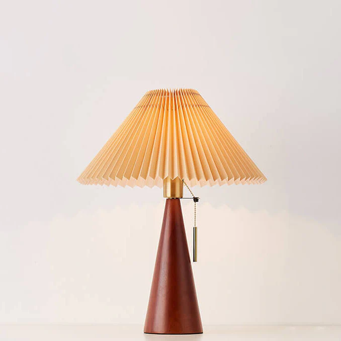 Japońska Minimalistyczna Lampa Stołowa w Stylu Vintage