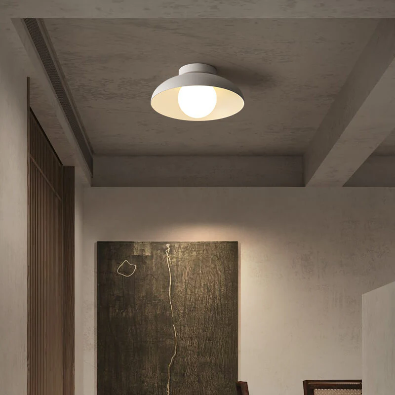 Japońska lampa Wabi-sabi z żelaza i szkła