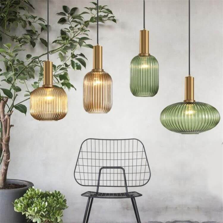 Minimalistyczna Strukturalna Lampa Wisząca