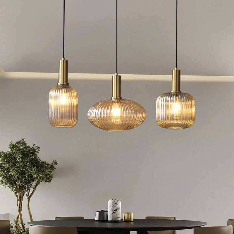 Minimalistyczna Strukturalna Lampa Wisząca