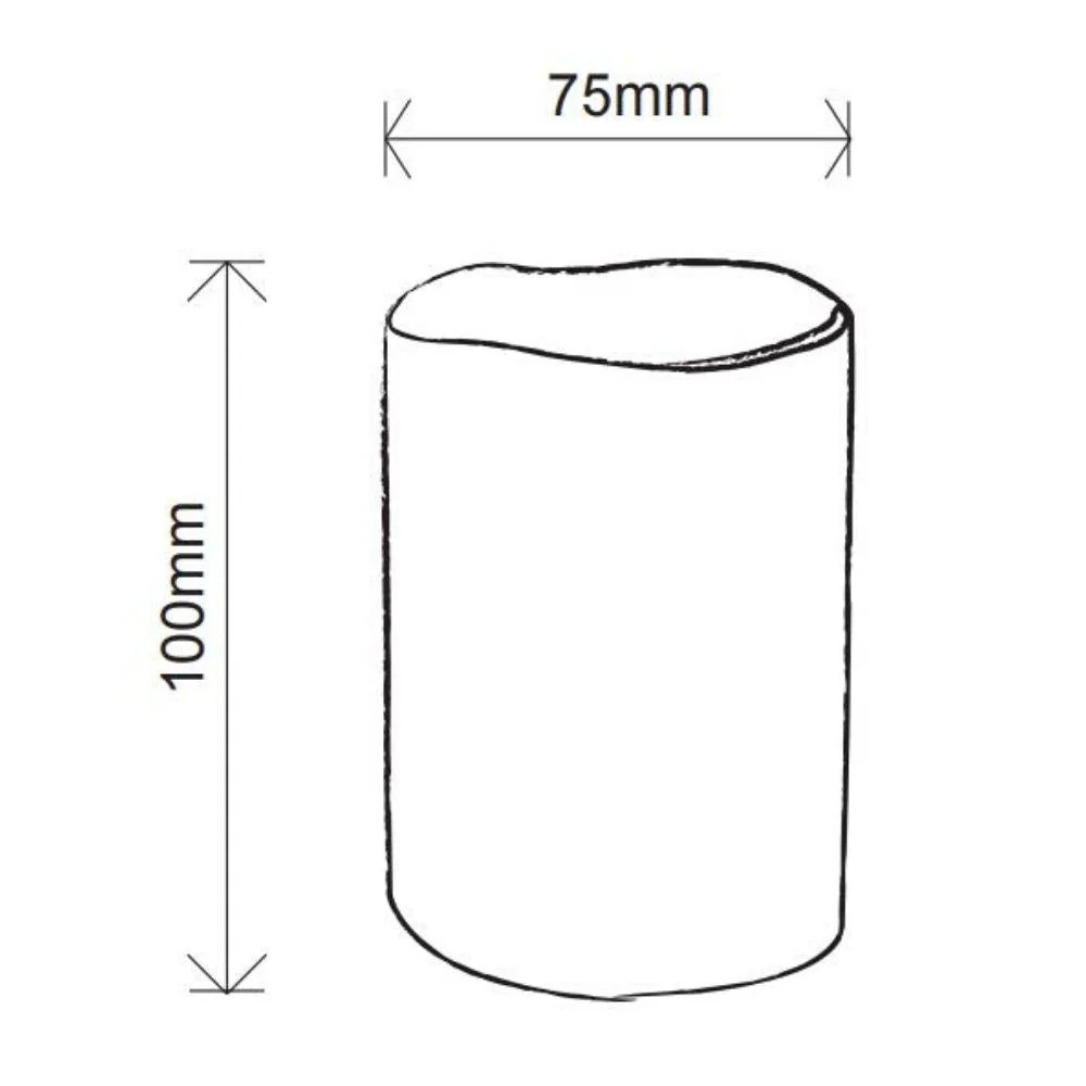 Stolní lampa ve tvaru svíčky