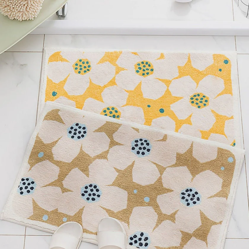 Tappeto da bagno Retro Flower