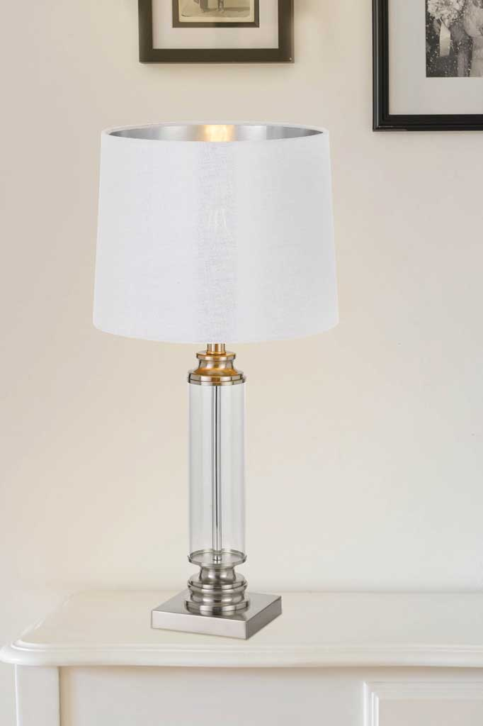 Lampa stołowa Prestwick Glass