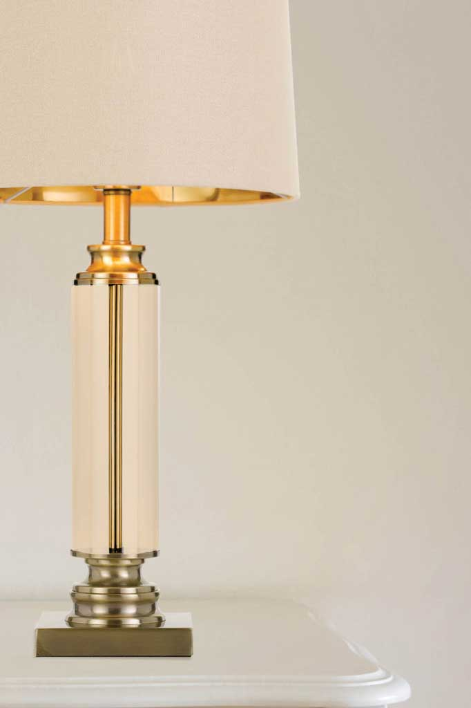 Lampa stołowa Prestwick Glass