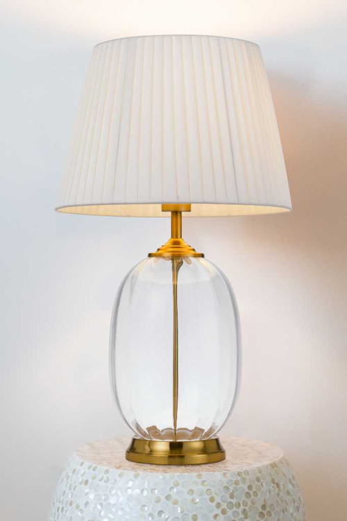 Lampa stołowa Carmel Glass