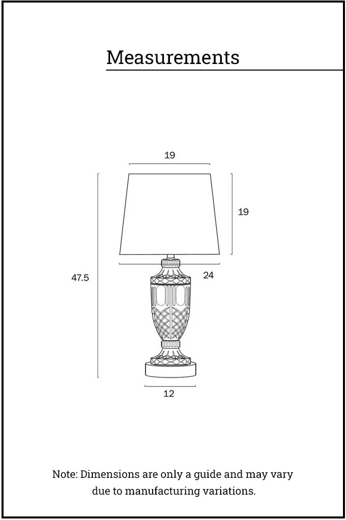 Lampa stołowa Gatz Glass