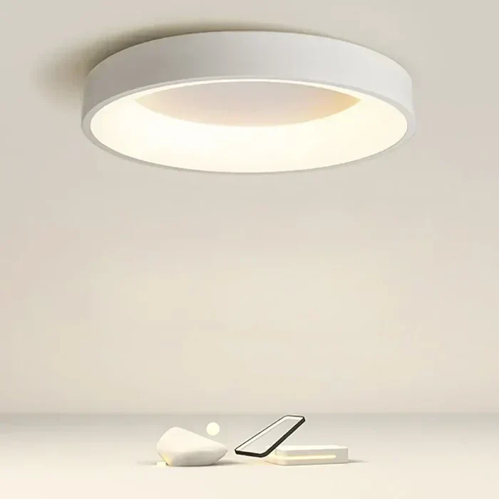 Skandynawska Okrągła Lampa sufitowa LED