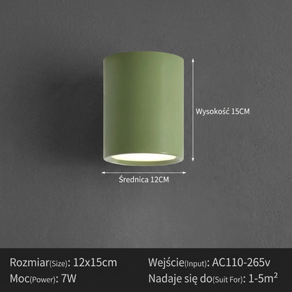 Nordycka lampa sufitowa LED | Minimalistyczny design 1,5 kg