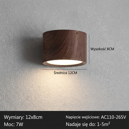 Nordycka lampa sufitowa LED | Minimalistyczny design 1,5 kg