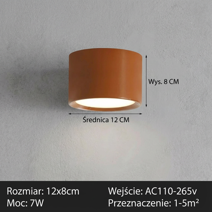 Nordycka lampa sufitowa LED | Minimalistyczny design 1,5 kg