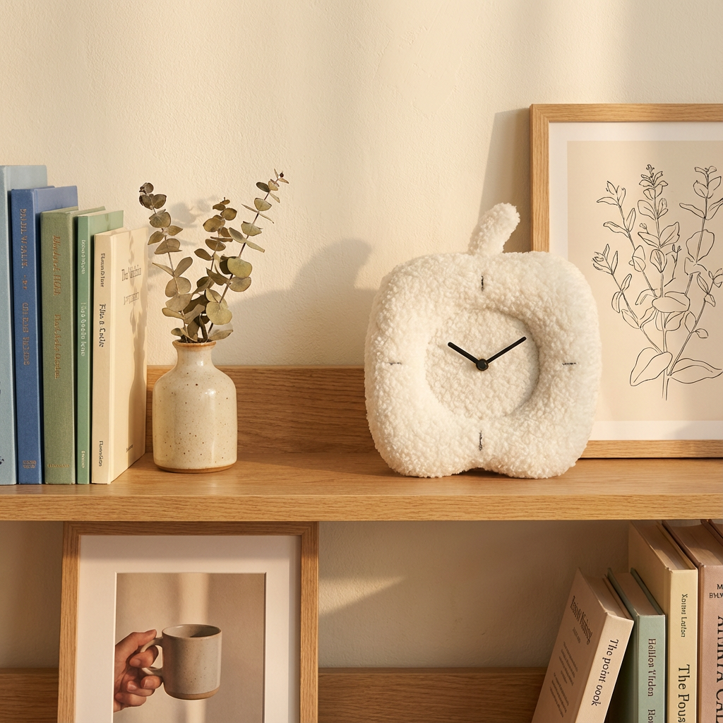 Zegar Ścienny Z Tkaniny