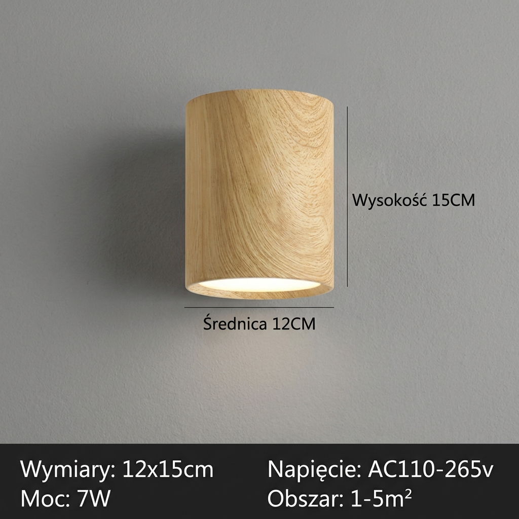 Nordycka lampa sufitowa LED | Minimalistyczny design 1,5 kg