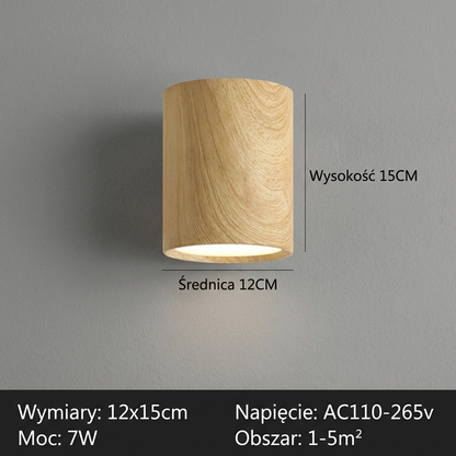 Nordycka lampa sufitowa LED | Minimalistyczny design 1,5 kg
