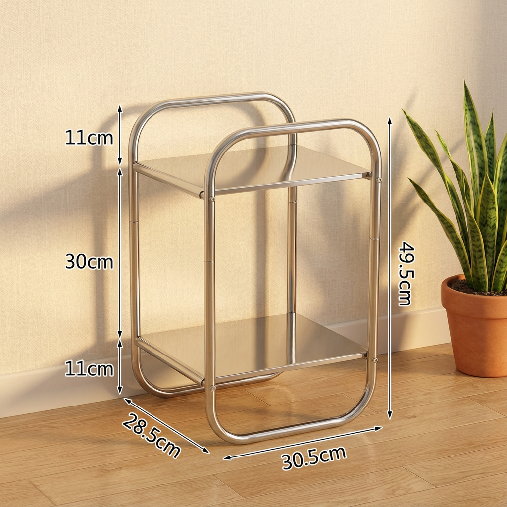 Wielopoziomowy Stojak Łazienkowy | Stal Węglowa 0,5 kg
