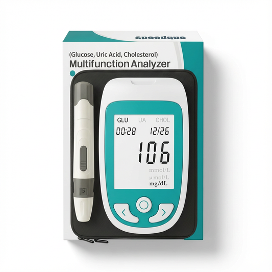 Analizator Poziomu Glukozy i Cholesterolu | Przenośny Biosensor 0.5kg 0