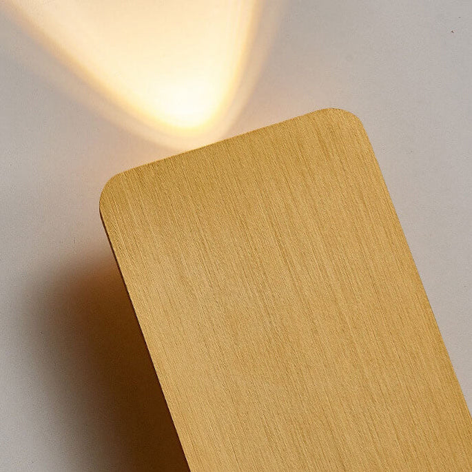 Nordyczna minimalistyczna prostokątna lampa ścienna LED z aluminium