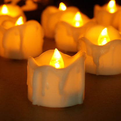 Bezbłonowe Świece LED na Baterie | Bezpieczne i Ekonomiczne Świeczki Elektryczne do Dekoracji 4