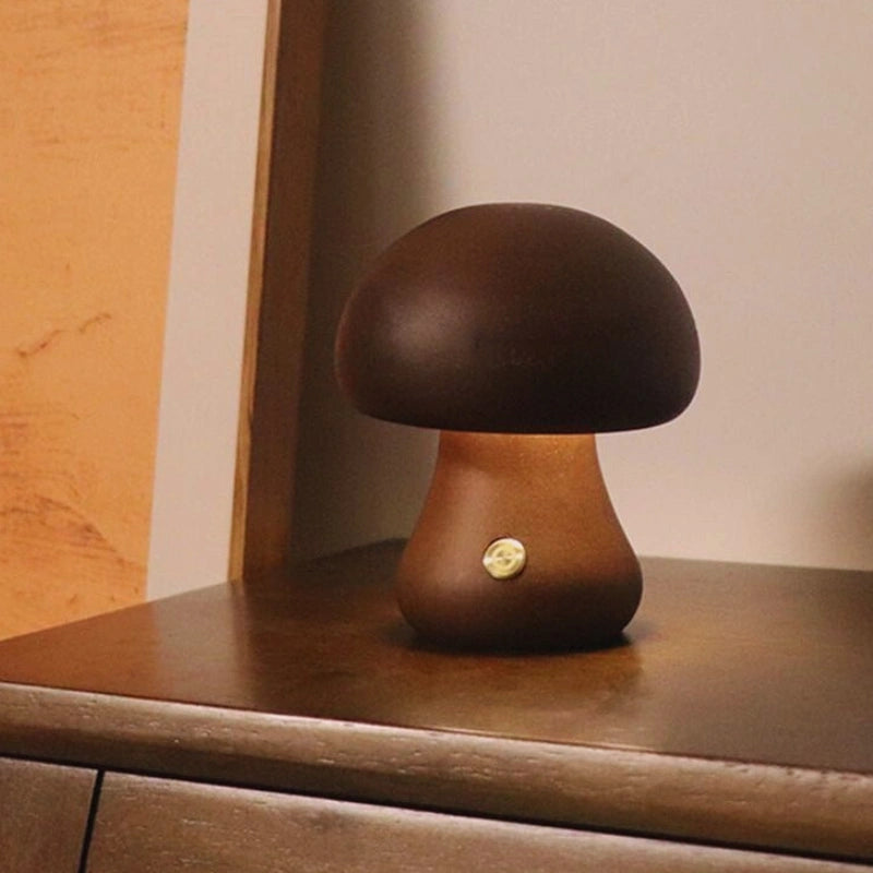 Drewniana Lampa Stołowa Bezprzewodowa | Ładowanie USB, 0.5 kg 5