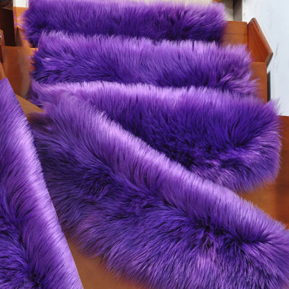 Dywan na schody | Pluszowy materiał 55x20cm 3