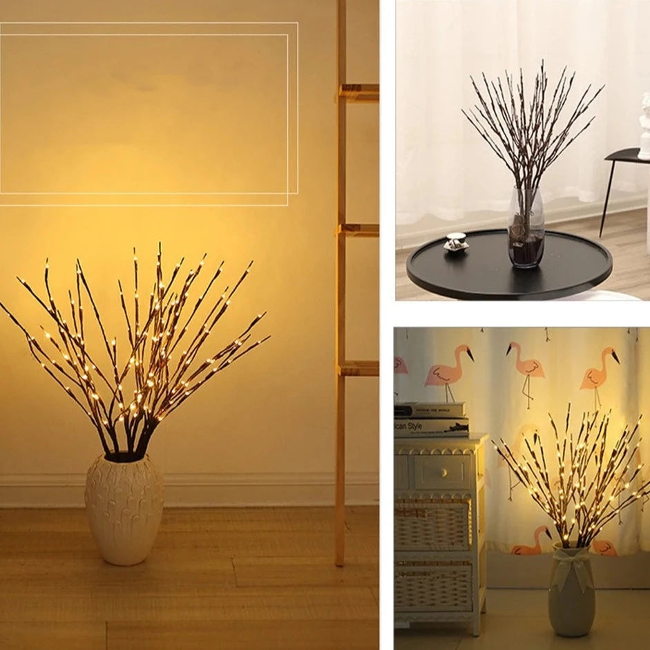 Gałąź wierzby świecącej | Wodoodporna i energooszczędna 0,7 kg 3